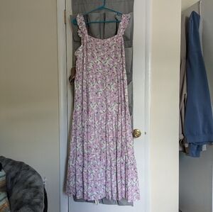 Haute Hippie Flowy Flower Maxi Dress